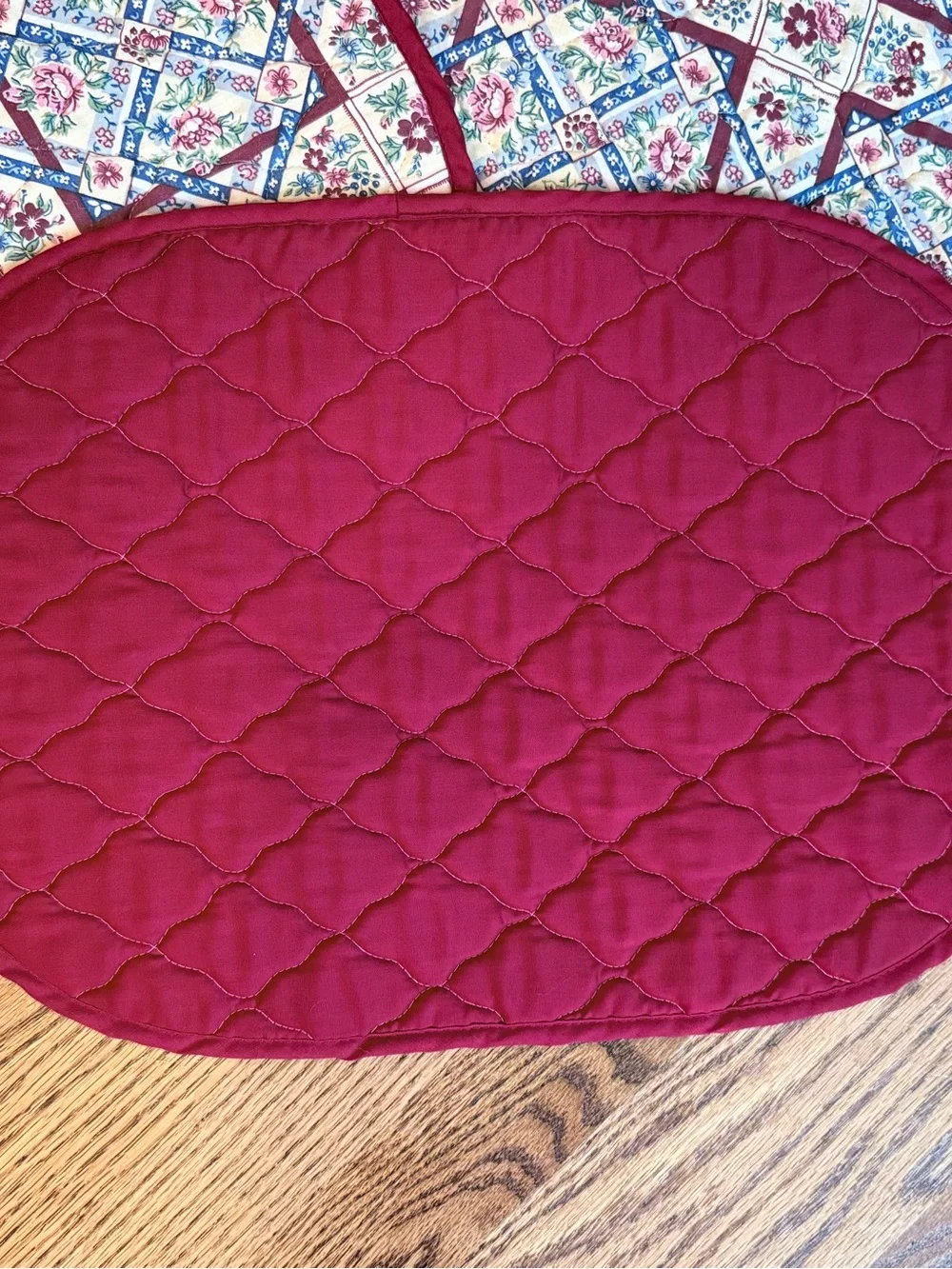 Vintage Quilted Placemats- set of 4